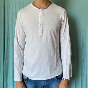 H&M white long sleeve t-shirt
